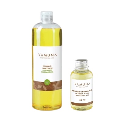 Yamuna rostlinný masážní olej KOKOSOVO-ČOKOLÁDOVÝ 1000ml