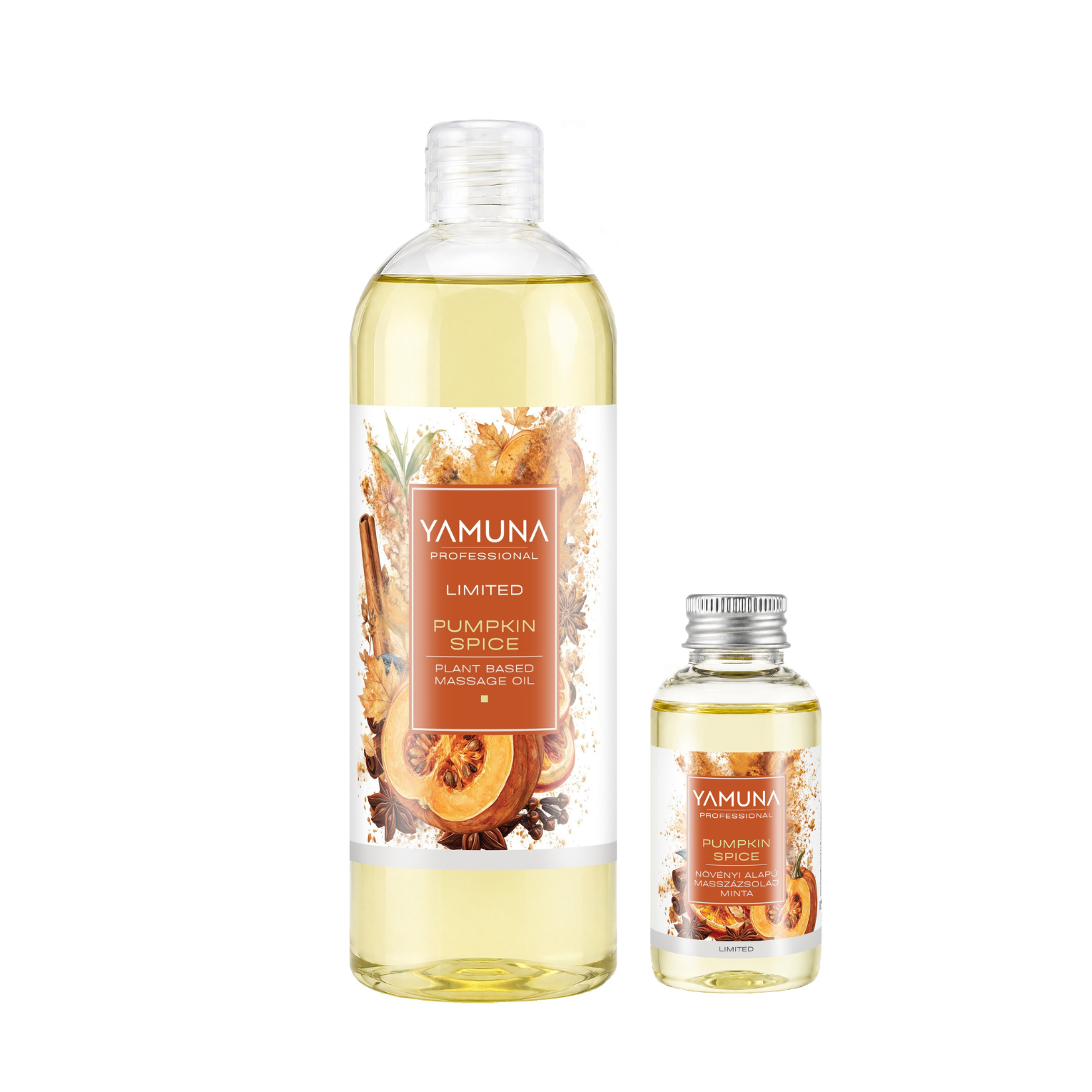 Yamuna rostlinný masážní olej PUMPKIN SPICE