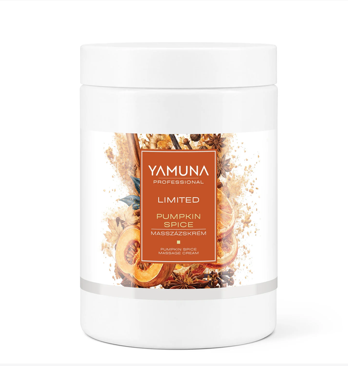 Masážní krém Pumpkin Spice – hřejivá podzimní vůně 1020g - Yamuna