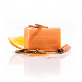 Pomeranč-skořice mýdlo lisované za studena 110g